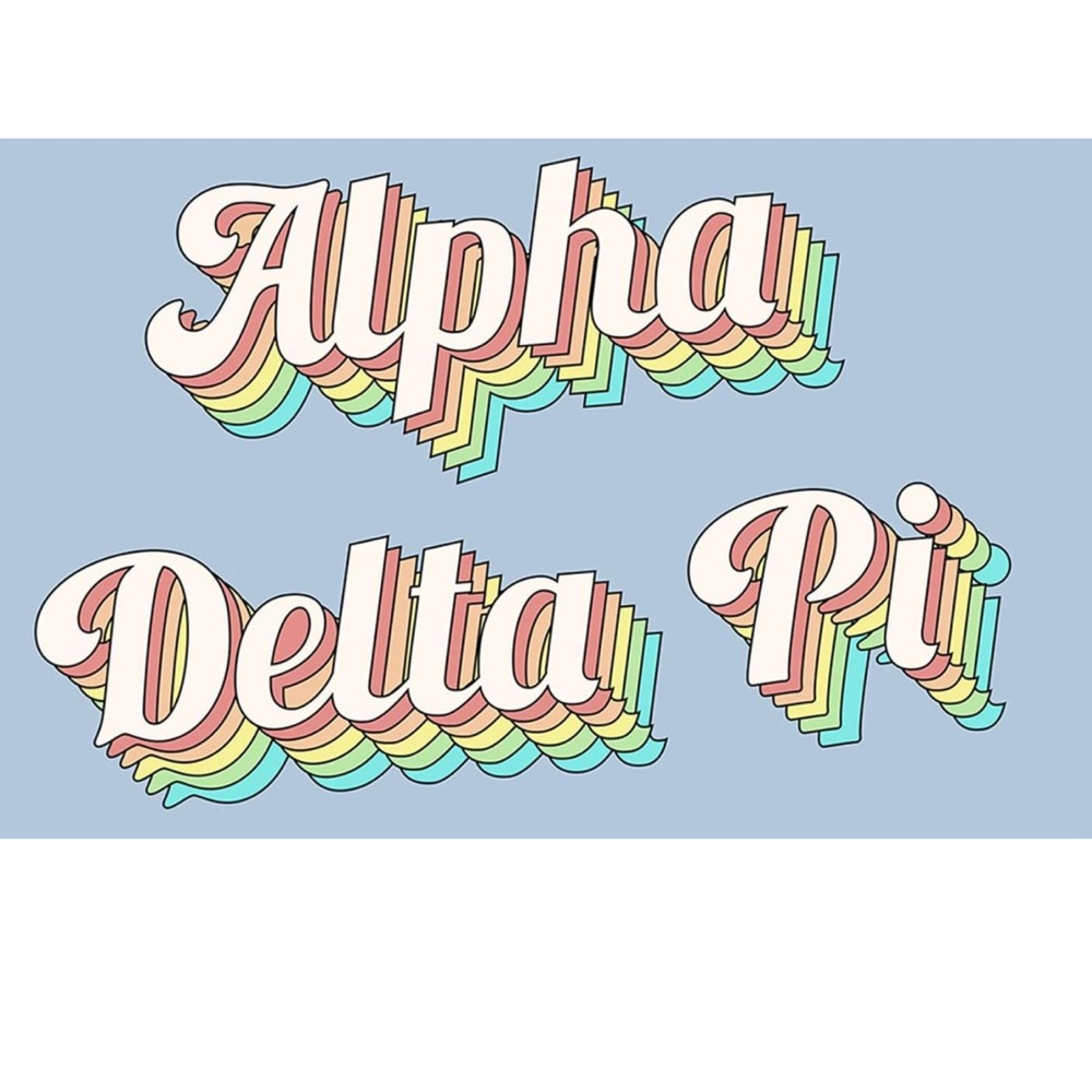 Alpha Delta Pi Retro Flag